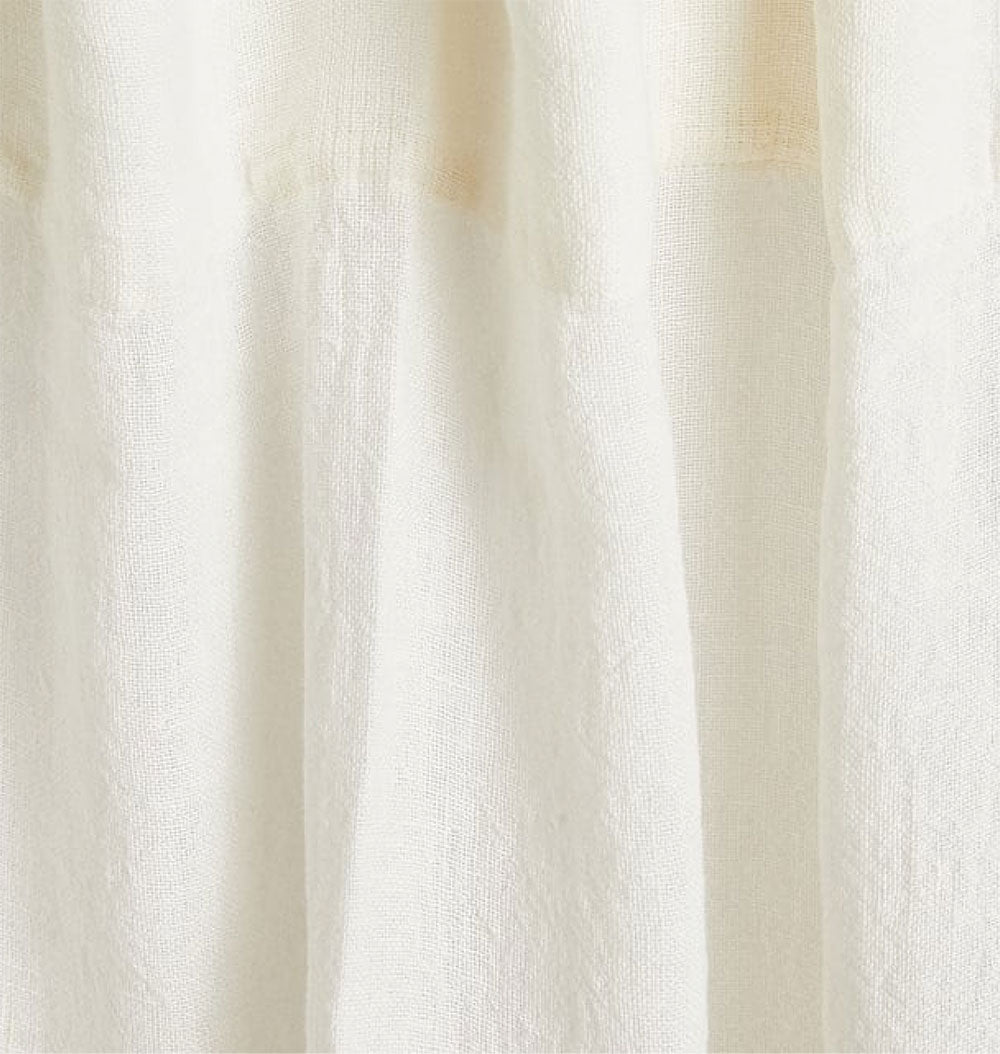 White Privacy Curtain